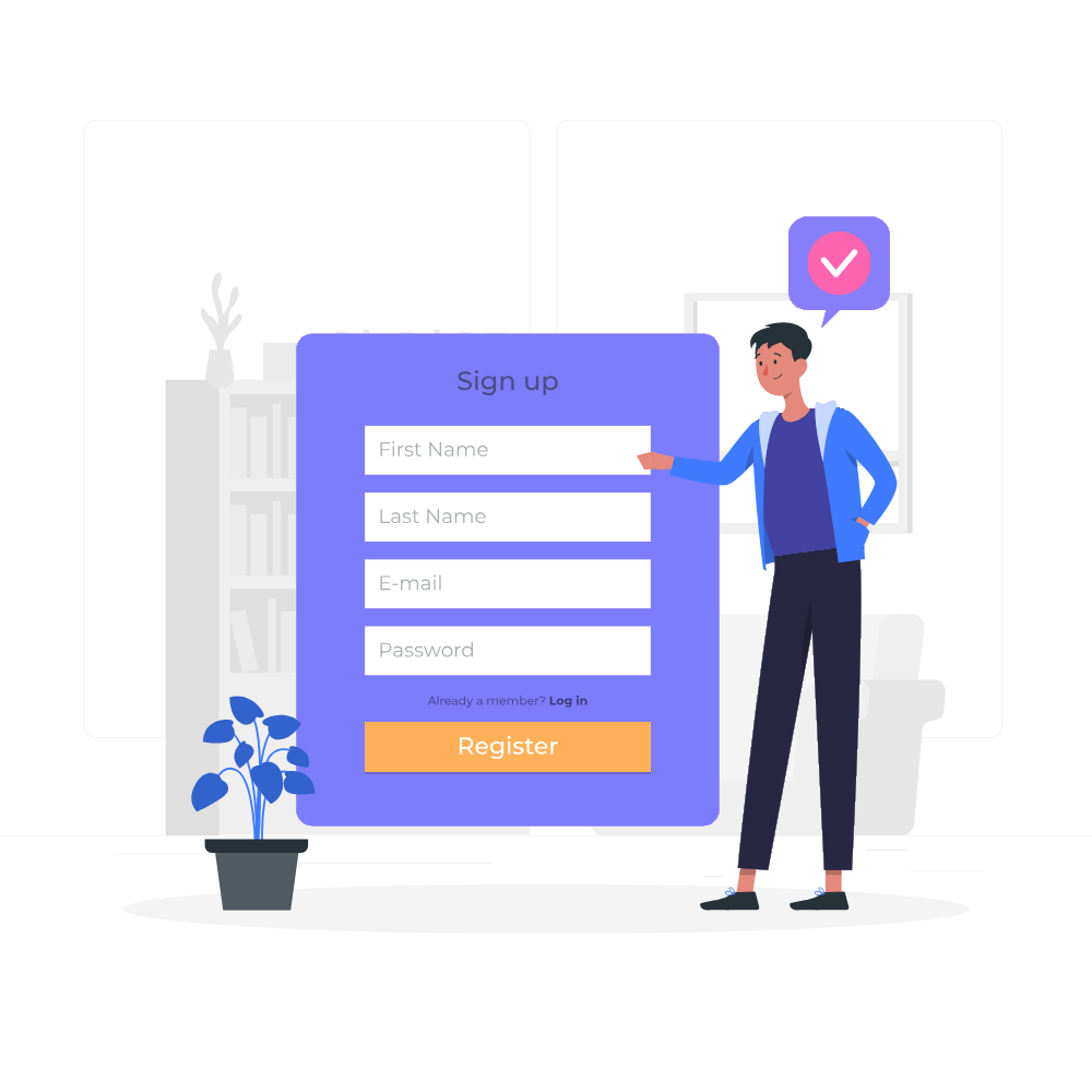 صورة صفحة تسجيل دخول العميل