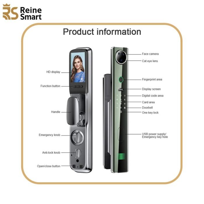 3D Face Recognition Smart Door Lock Sl_M_4 - Image 3